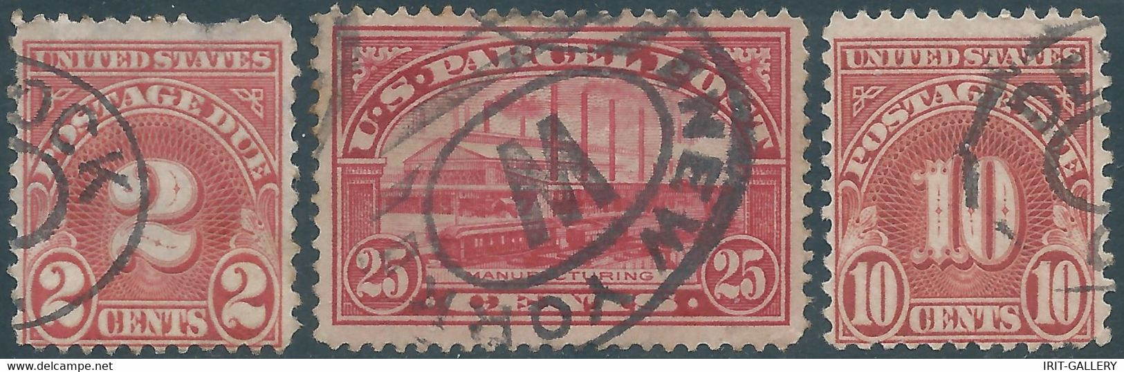 United States,U.S.A,1895 Postage Due & PARCEL POST,Revenue Stamps, Obliterated - Pacchi