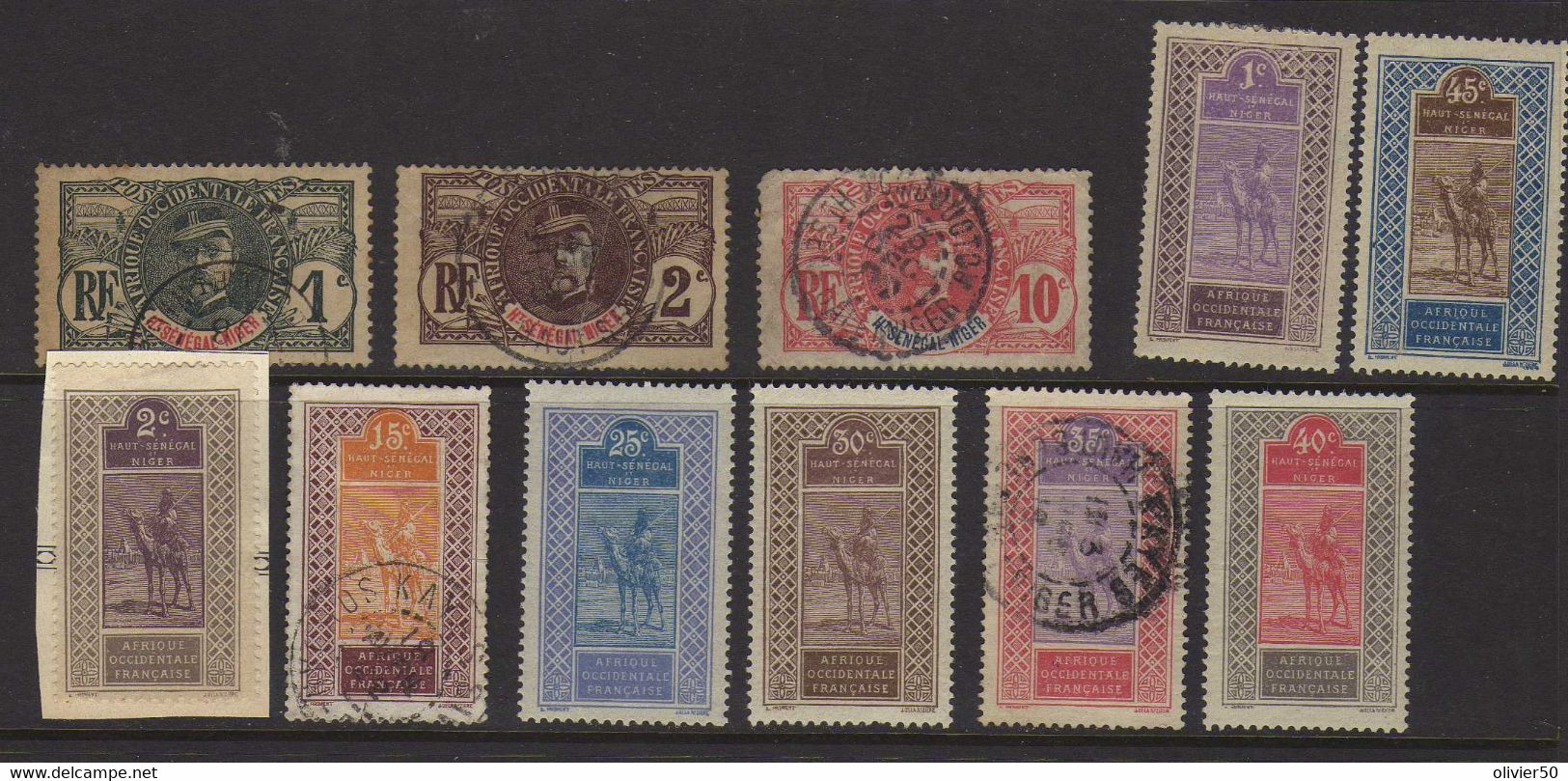 Haut-Senegal Et Niger   Lot De  Neufs* Et Oblit - Used Stamps