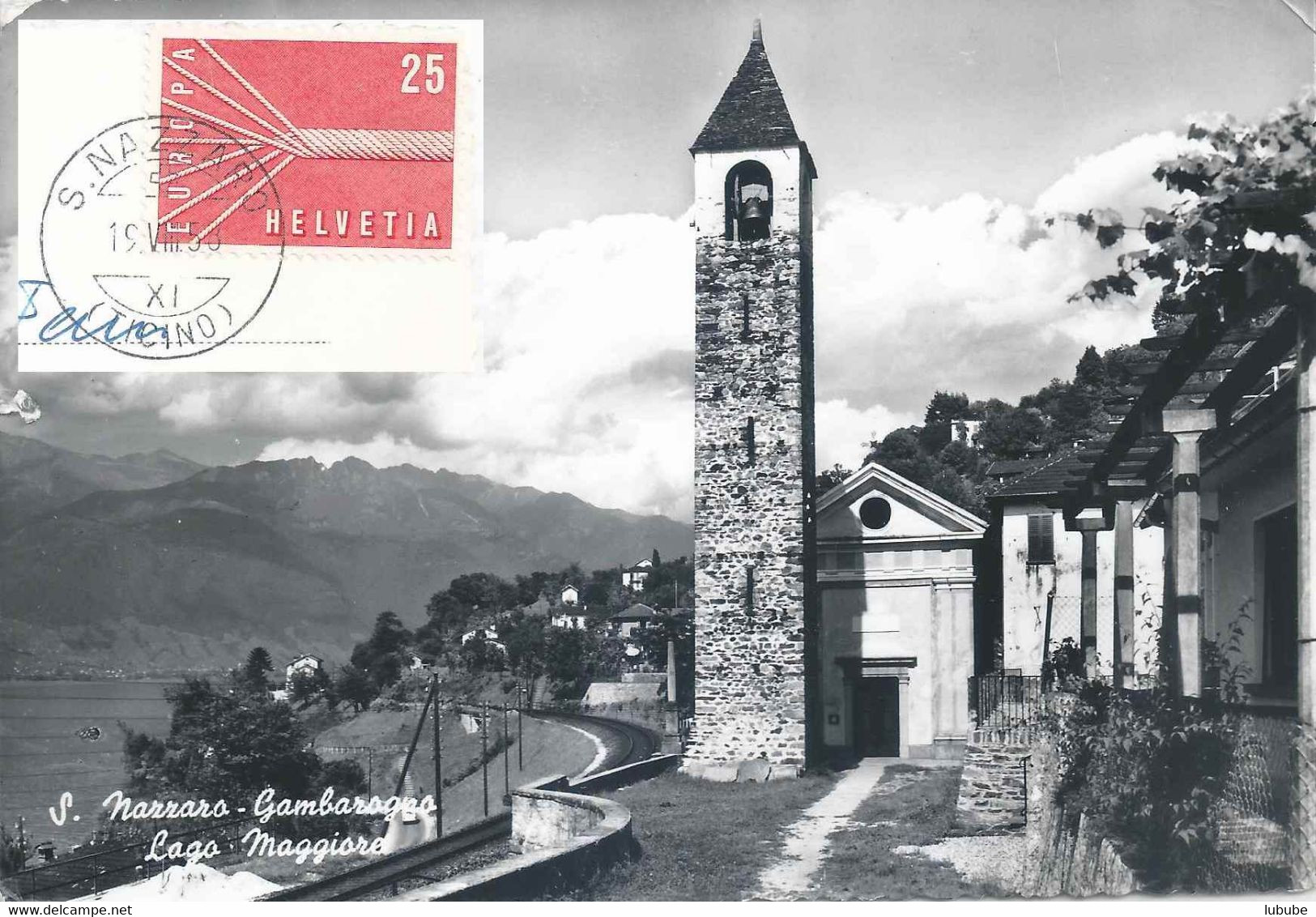 San Nazzaro (Gambarogno) - Chiesa         1958 - Arogno