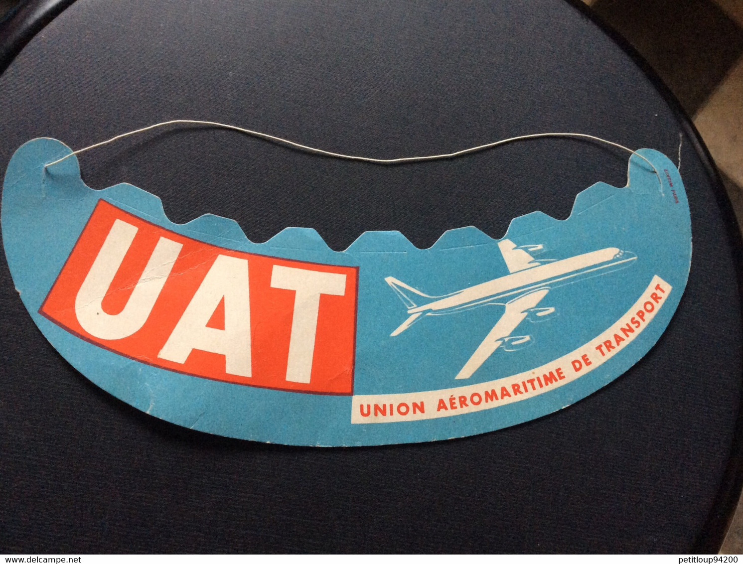 CASQUETTE  UAT  Union Aeromaritime De Transport - Pubblicità