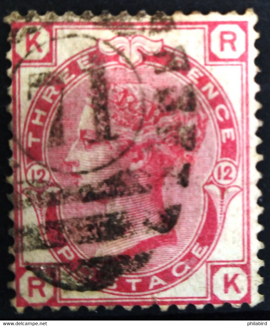 GRANDE-BRETAGNE                         N° 51   Planche 12                       OBLITERE - Used Stamps