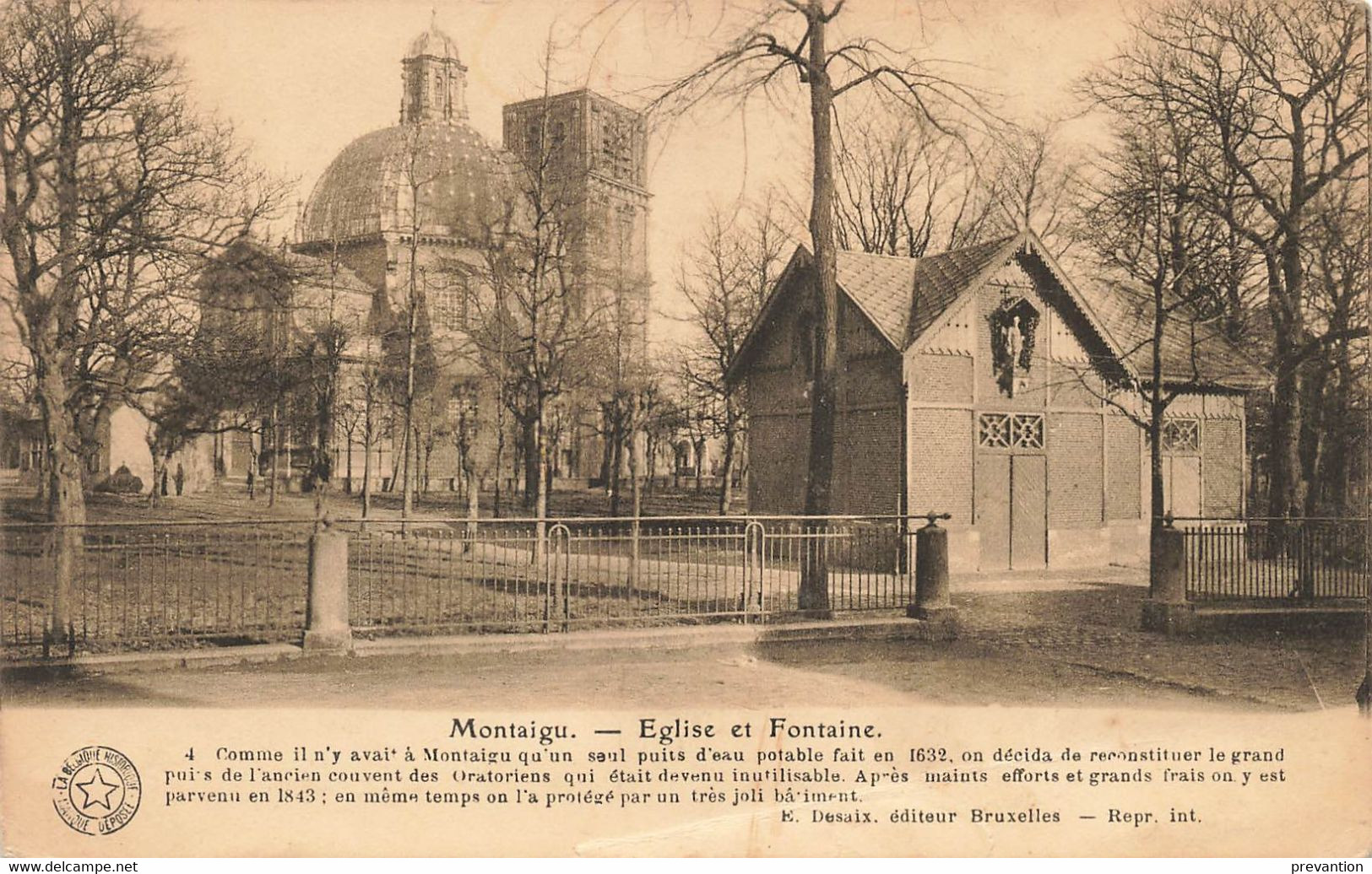 MONTAIGU - Eglise Et Fontaine - Scherpenheuvel-Zichem