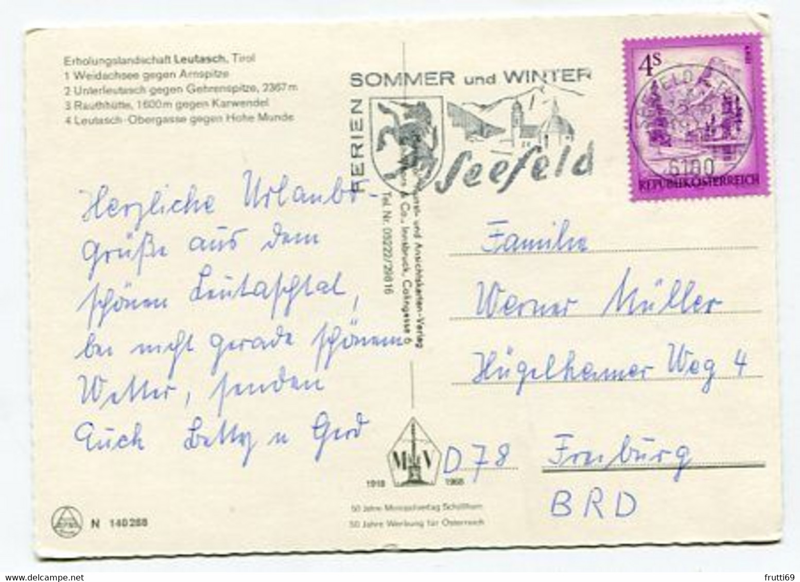 AK 051536 AUSTRIA - Leutasch / Tirol - Leutasch