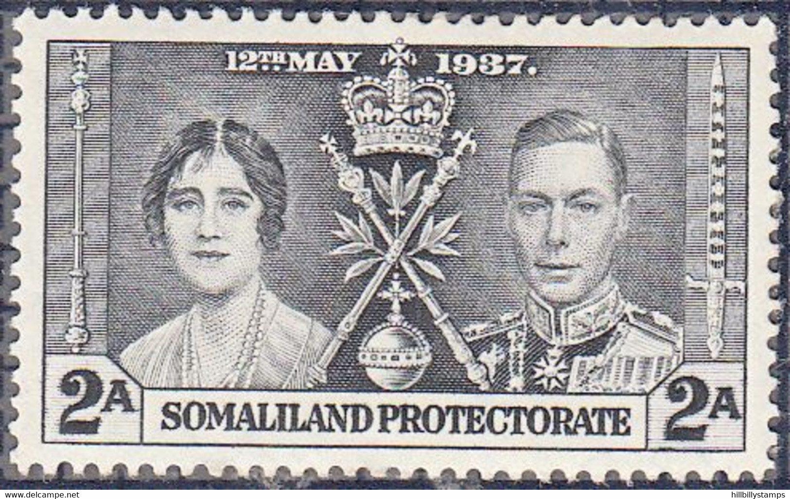 SOMALILAND PROT.   SCOTT NO  82   MINT HINGED   YEAR  1937 - Somaliland (Protectorate ...-1959)