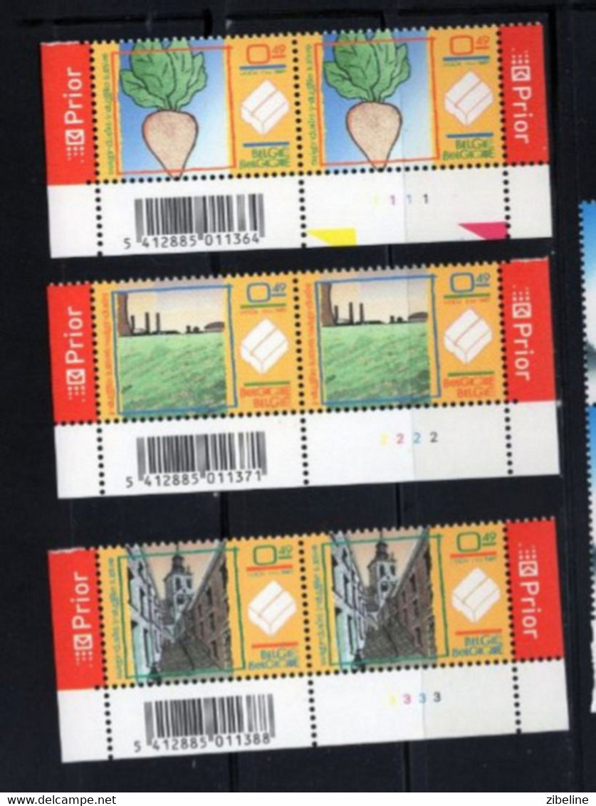 BELGIQUE BELGIE 3246 3247 3248 TIRLEMONT TIENEN   XX MNH SUPERBE - 2001-2010