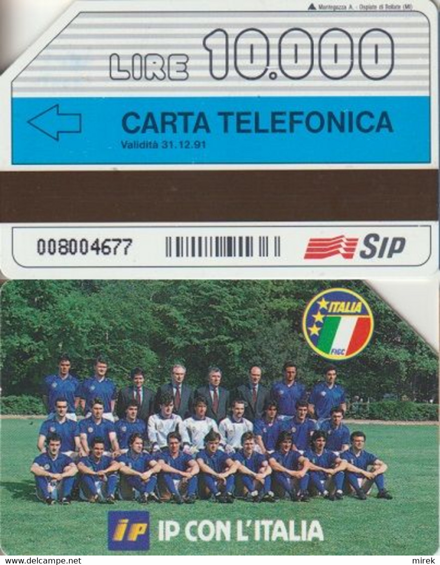 902/ Italy; P63. IP Con L'Italia, 10.000, 31.12.91, Mantegazza - Öff. Themen-TK