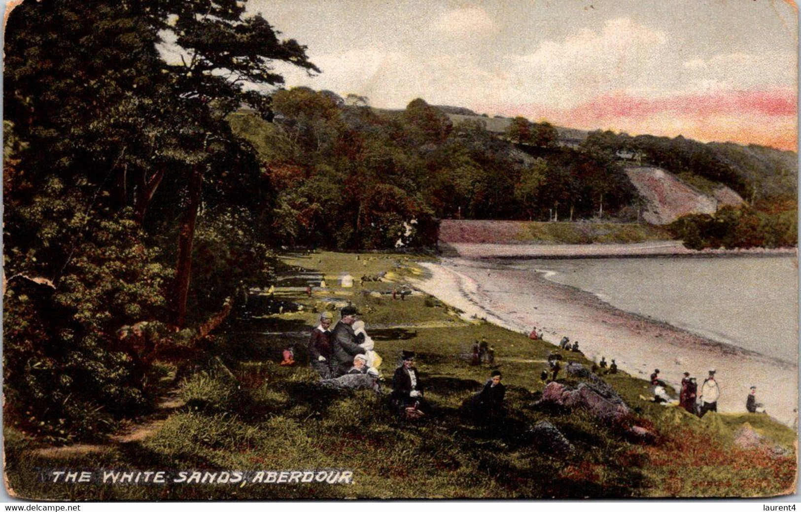 (4 H 17) Very Old Postcard (posted 1908 To Glasgow) UK - Scotland - Aberdour - Fife