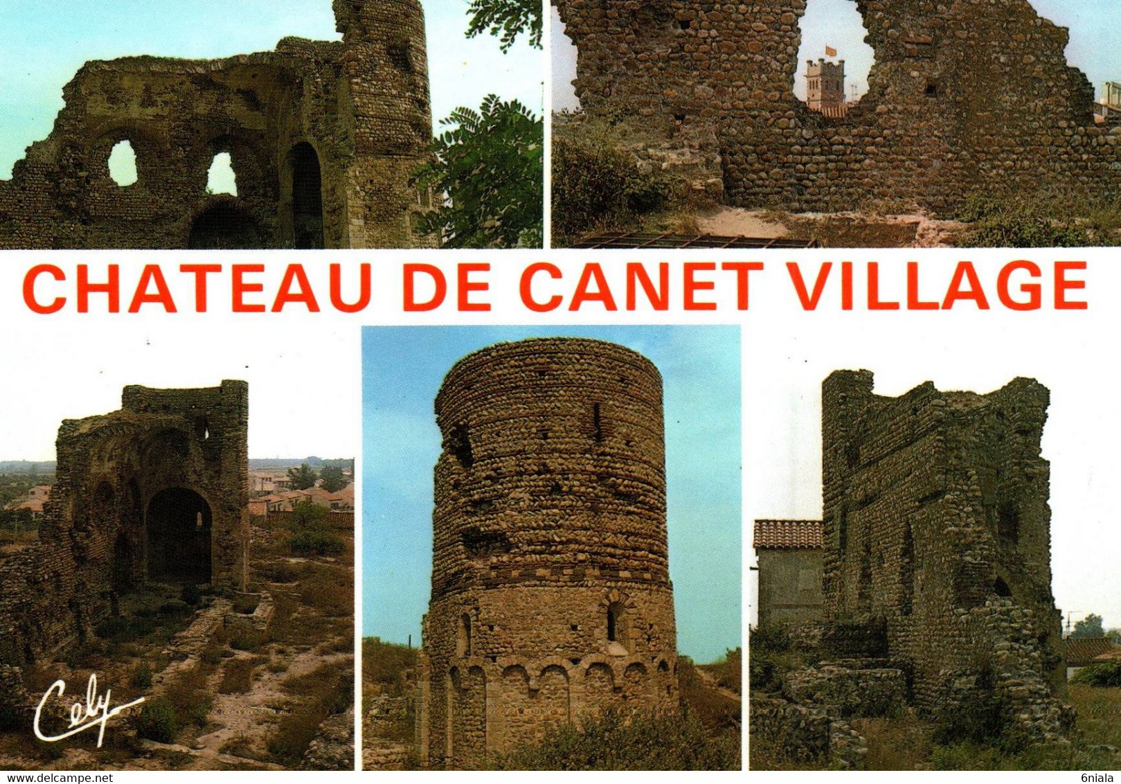 9922 CANET VILLAGE Eglise Saint Martin Du Château     (recto-verso) 66 Pyrénées Orientales - Canet En Roussillon