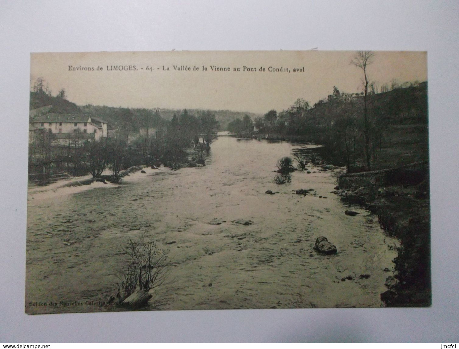 CONDAT SUR VIENNE  (environs De Limoges) La Vallée De La Vienne Au Pont De Condat    Aval - Condat Sur Vienne