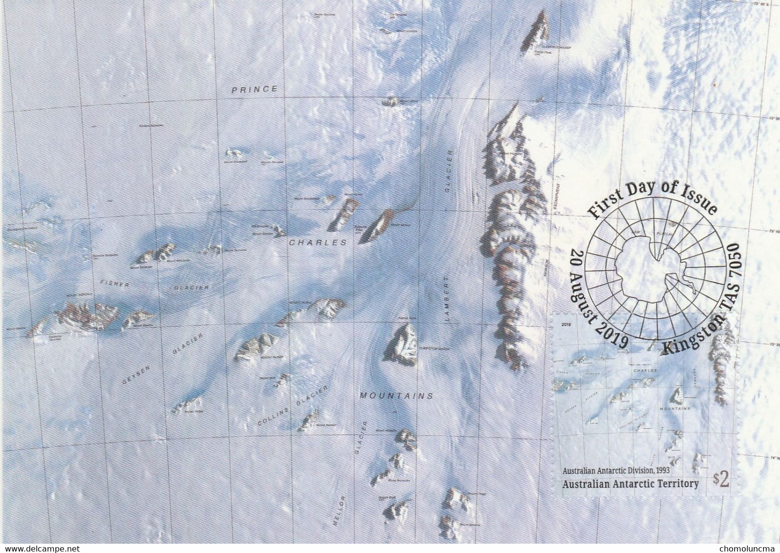 Antarctique Australien Cartographie Map Australian Antarctic Sheet Mapping The AAT Prince Charles Map 1993 Cartography - Tarjetas – Máxima