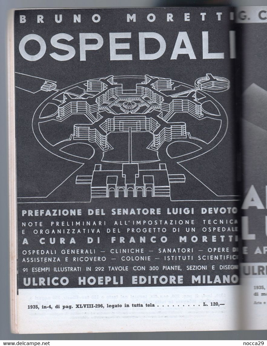 CATALOGO HOEPLI DEL 1936 DI RIVISTE DI SCIENZE TECNOLOGIE INDUSTRIALI INGEGNERIA E ARCHITETTURA (STAMP167) - Arts, Architecture