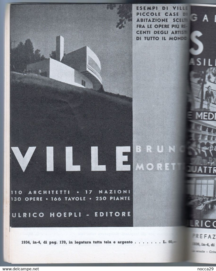 CATALOGO HOEPLI DEL 1936 DI RIVISTE DI SCIENZE TECNOLOGIE INDUSTRIALI INGEGNERIA E ARCHITETTURA (STAMP167) - Arts, Architecture