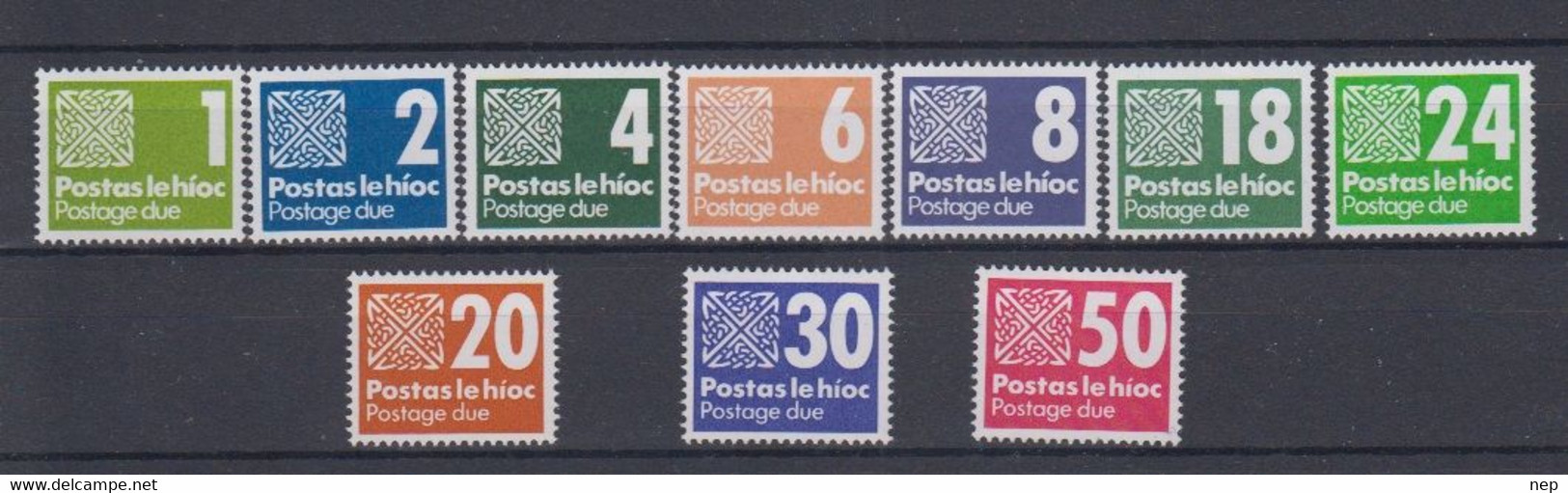 IERLAND - Michel - 1980 + '85 - Nr 25/34 - MNH** - Portomarken