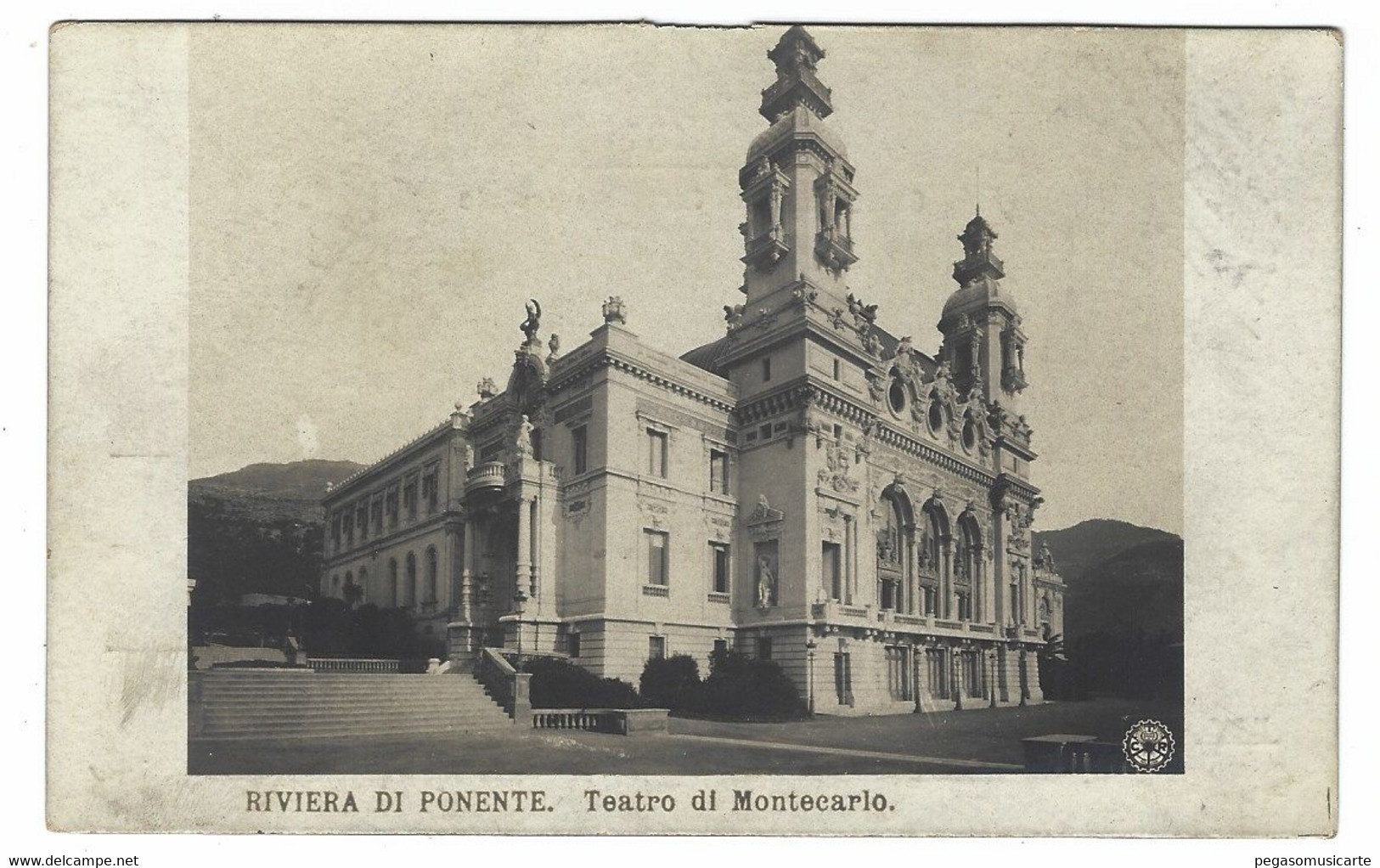 15955 - RIVIERA DI PONENTE TEATRO DI MONTECARLO MONACO 1930 CIRCA - Operahuis & Theater