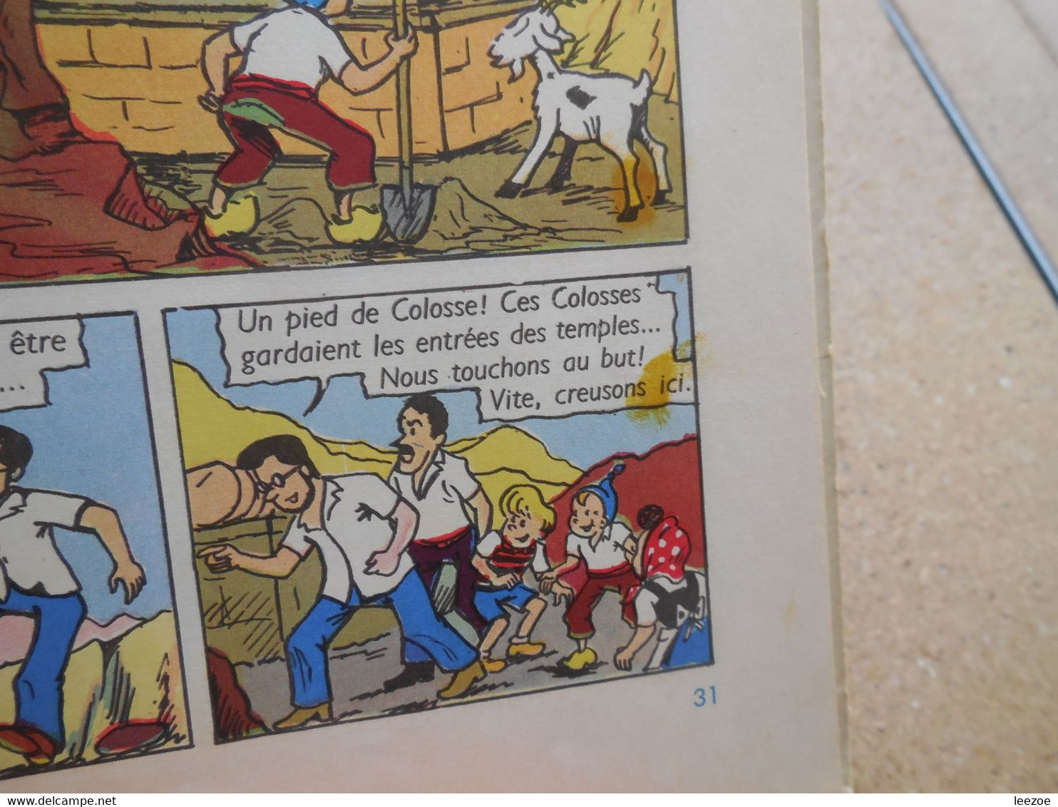 BD Sylvain et Sylvette Moustachu et le Pharaon, Fleurus 1962, bien regardez les photos...3C01.00