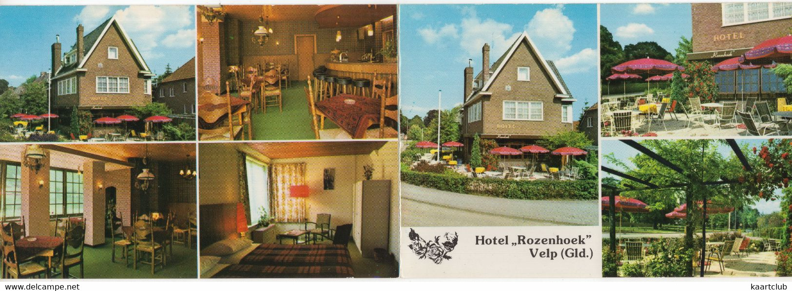 Velp - Hotel 'Rozenhoek', Rozendaalselaan 60 - (Gelderland, Nederland / Holland) - 2x 15cm X 10.5 Cm - Velp / Rozendaal