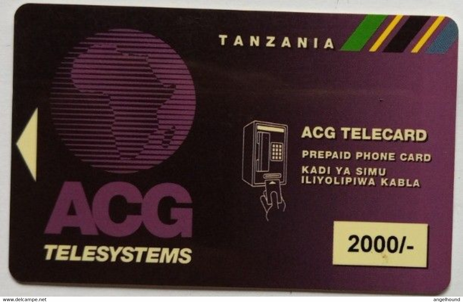 Tanzania ACG Telecard 2000/- Rev. 126 Voicemail - Tanzanie