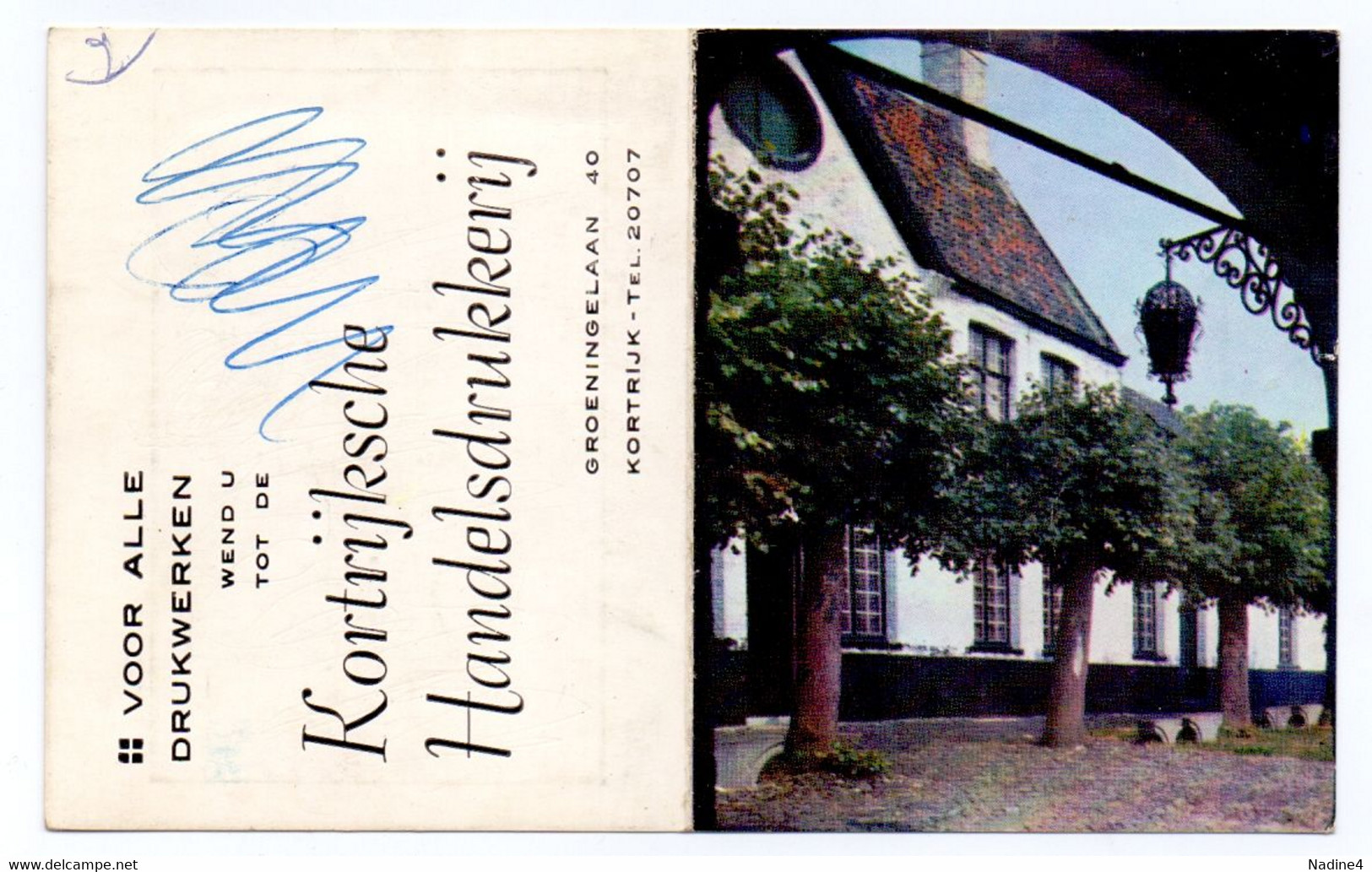 Kalender Calendrier 1963 - Pub Reclame KOrtrijkse Handelsdrukkerij - Kortrijk - Petit Format : 1961-70