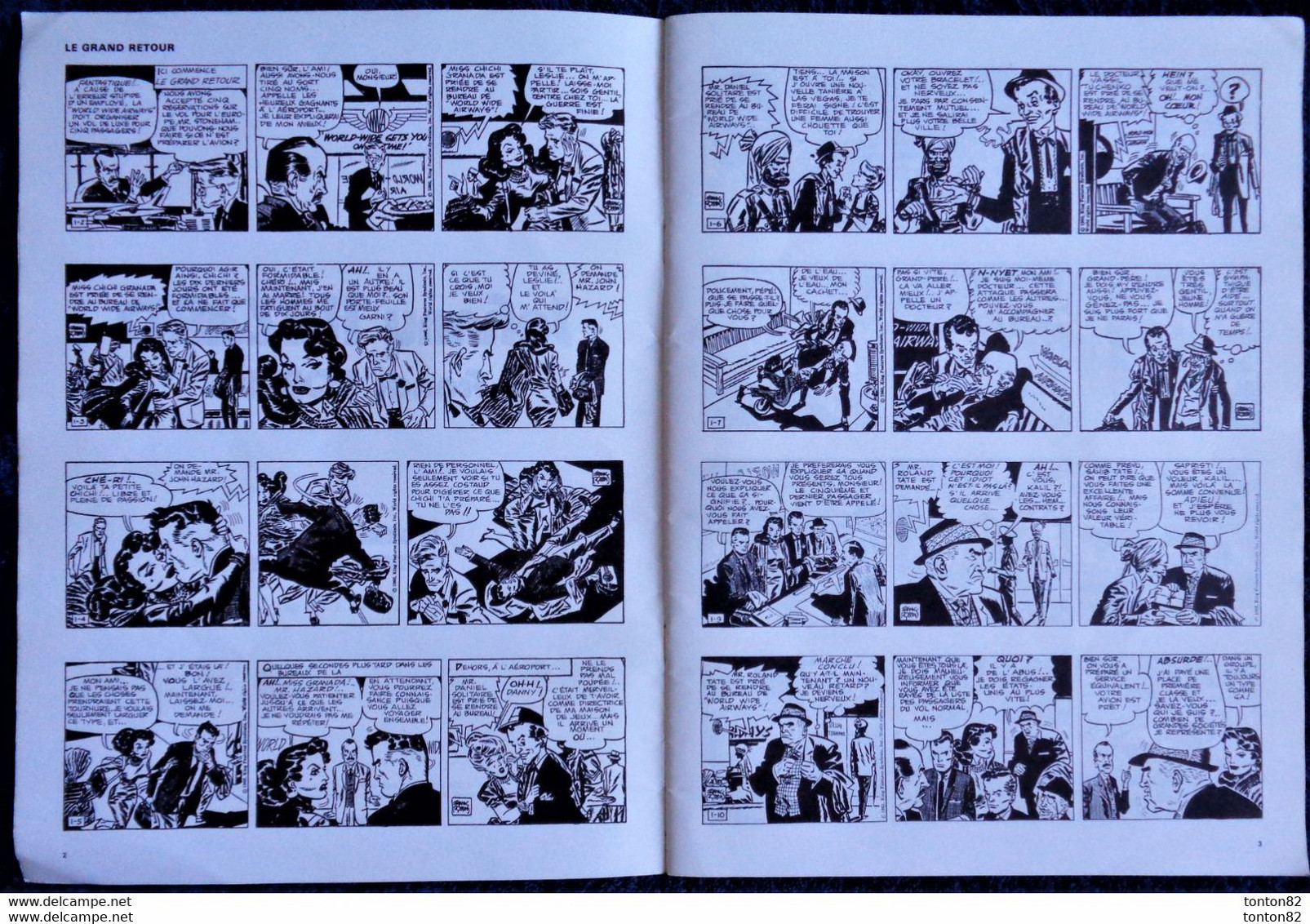 Frank Robbins - Johnny Hazard - Bandes Quotidiennes 1961 - Éditions FOCUS -  ( E.O 1979) . - Margerin