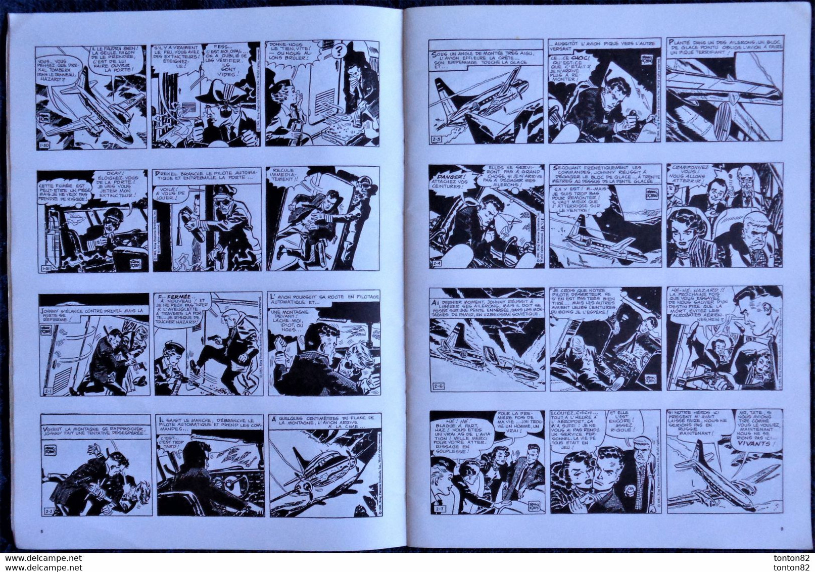 Frank Robbins - Johnny Hazard - Bandes Quotidiennes 1961 - Éditions FOCUS -  ( E.O 1979) . - Margerin