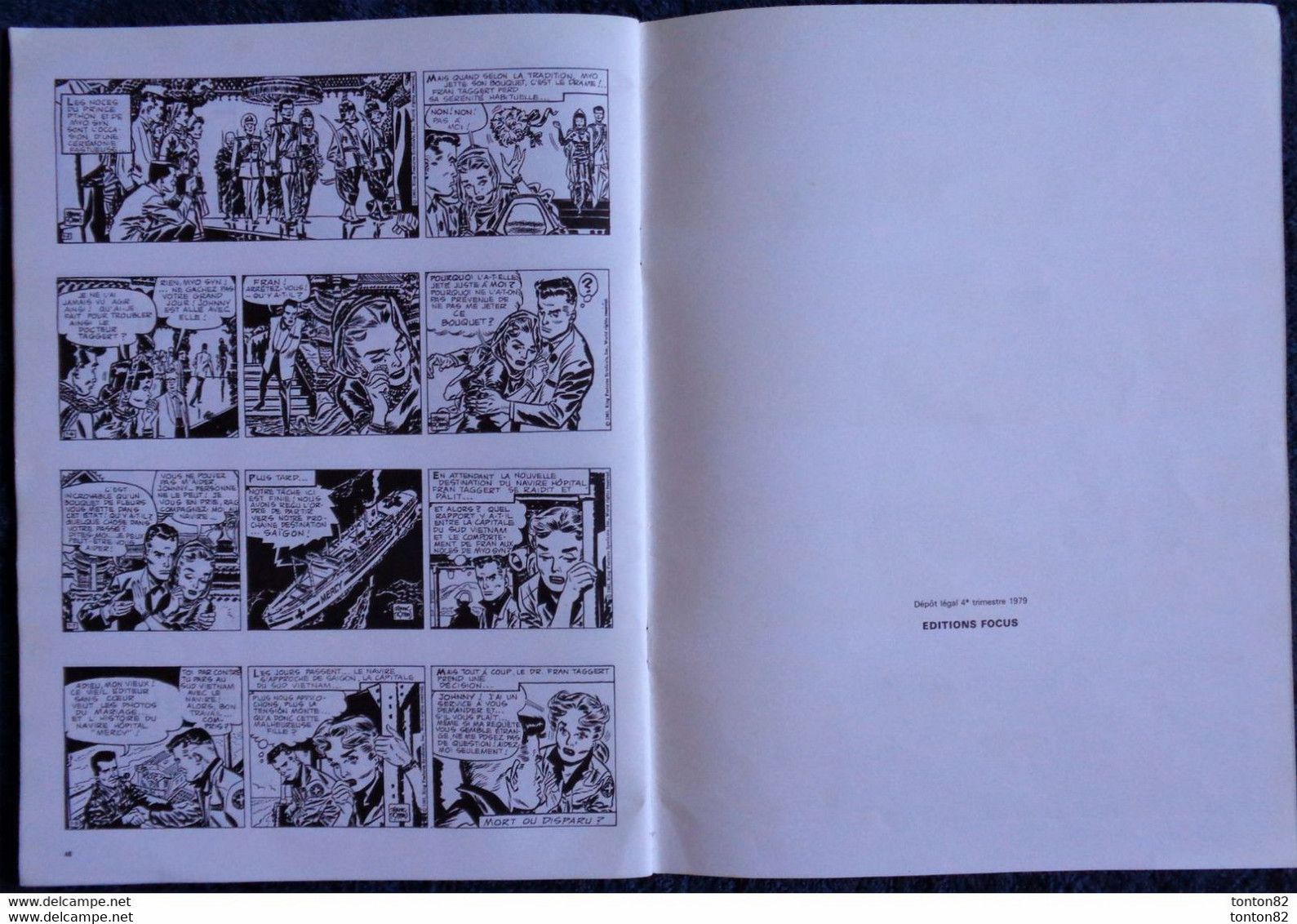 Frank Robbins - Johnny Hazard - Bandes Quotidiennes 1961 - Éditions FOCUS -  ( E.O 1979) .