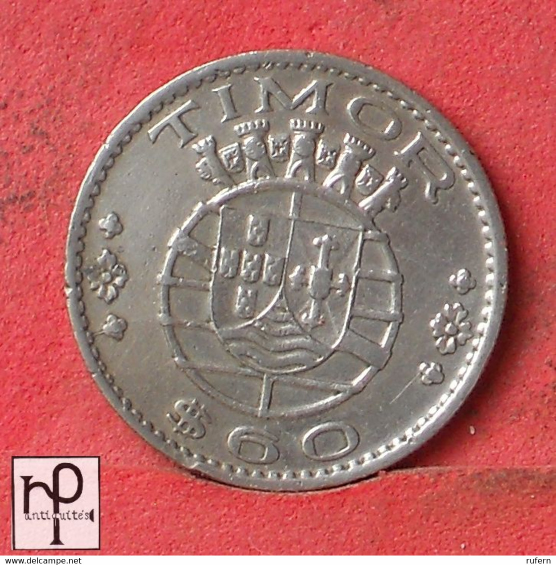 TIMOR 60 CENTAVOS 1958 -    KM# 12 - (Nº48658) - Timor