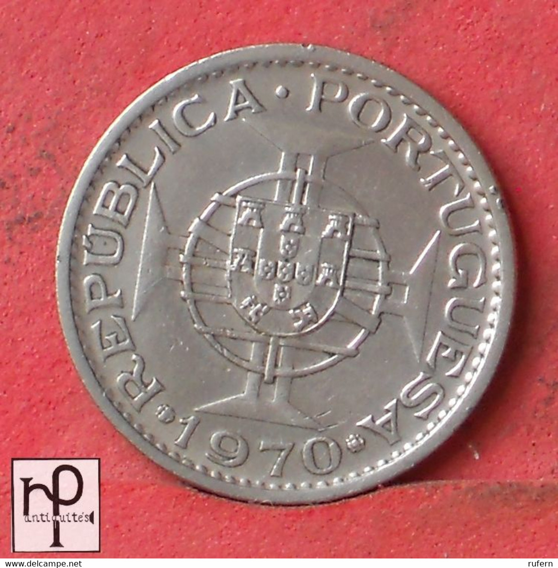 TIMOR 5 ESCUDOS 1970 -    KM# 21 - (Nº48662) - Timor