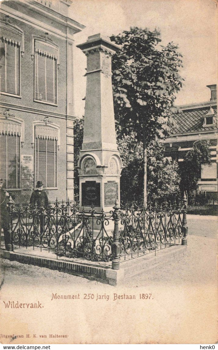 Wildervank Monument 250 Jarig Bestaan 1897 BV360 - Wildervank