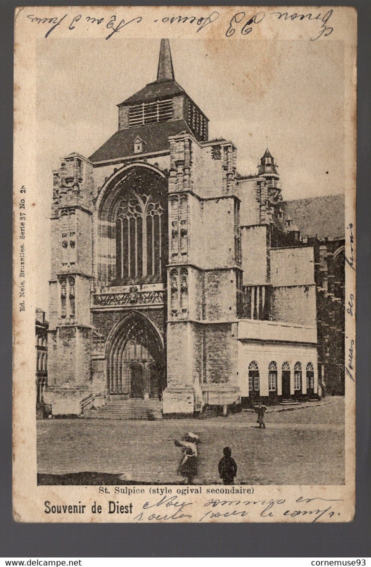 CPA BEL- DIEST - SOUVENIR - ST SULPICE - Diest