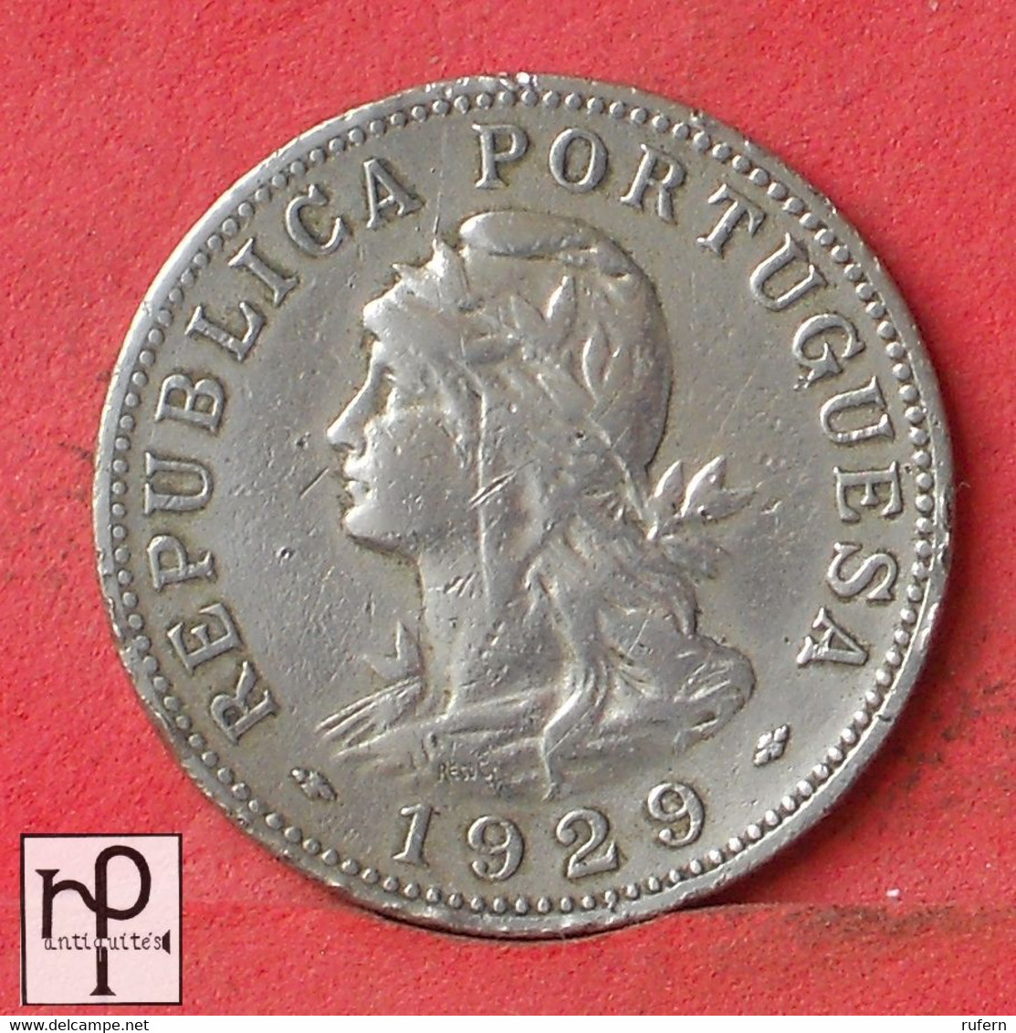 SAINT THOMAS Y PRINCIPE 50 CENTAVOS 1929 -    KM# 1 - (Nº48680) - São Tomé Und Príncipe