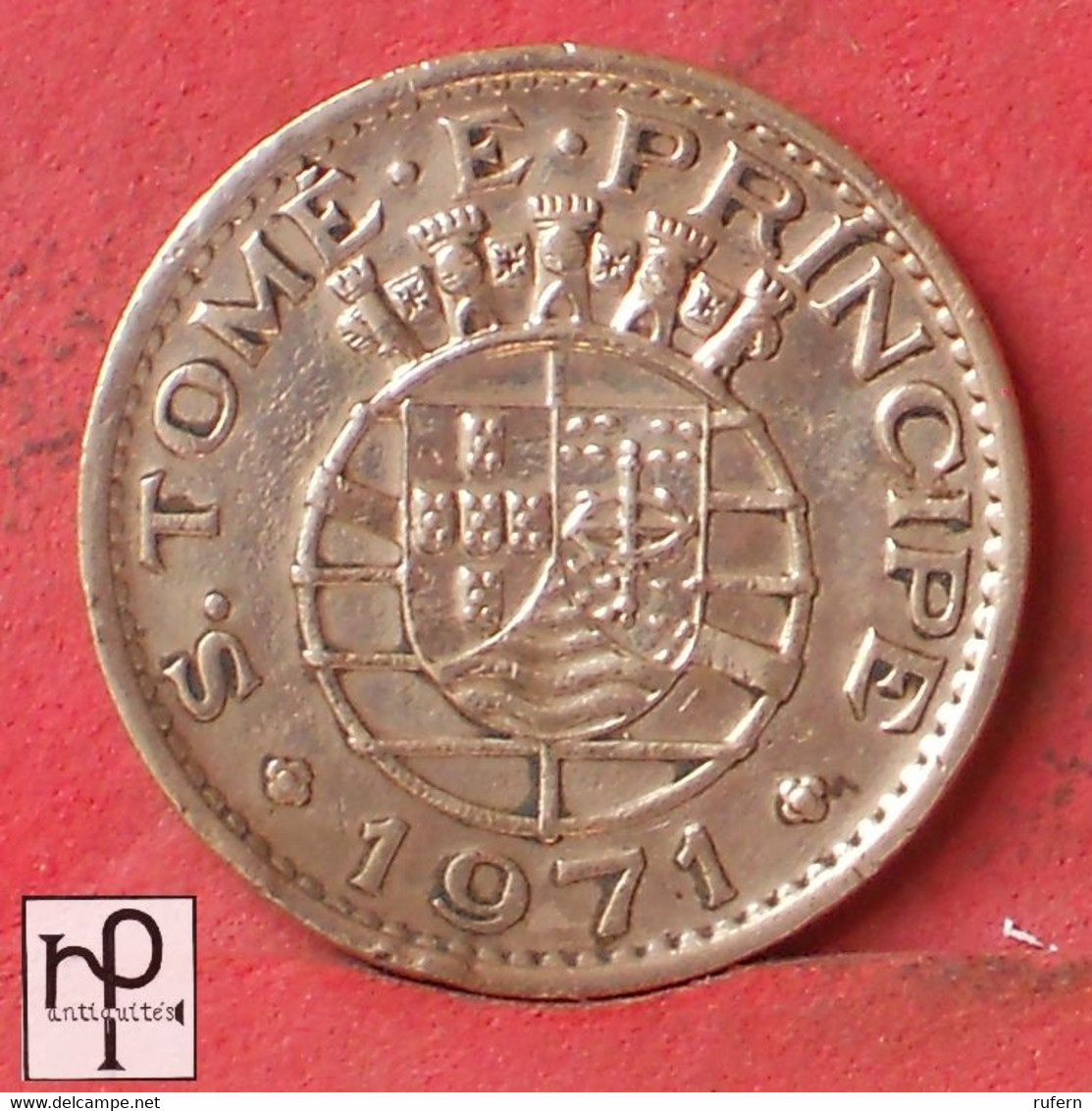 SAINT THOMAS Y PRINCIPE 1 ESCUDO 1971 -    KM# 18 - (Nº48684) - Sao Tome And Principe