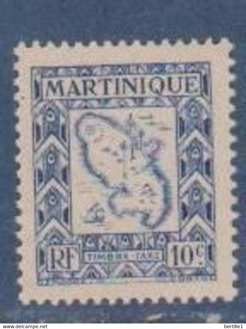 MARTINIQUE     N°  YVERT  : TAXE 27  NEUF AVEC  CHARNIERES      ( CH    4 / 07 ) - Postage Due