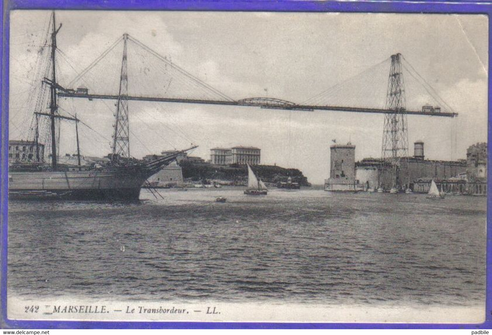 Carte Postale 13. Marseille  Le Pont Transbordeur   Très Beau Plan - Timone, Baille, Pont De Vivaux