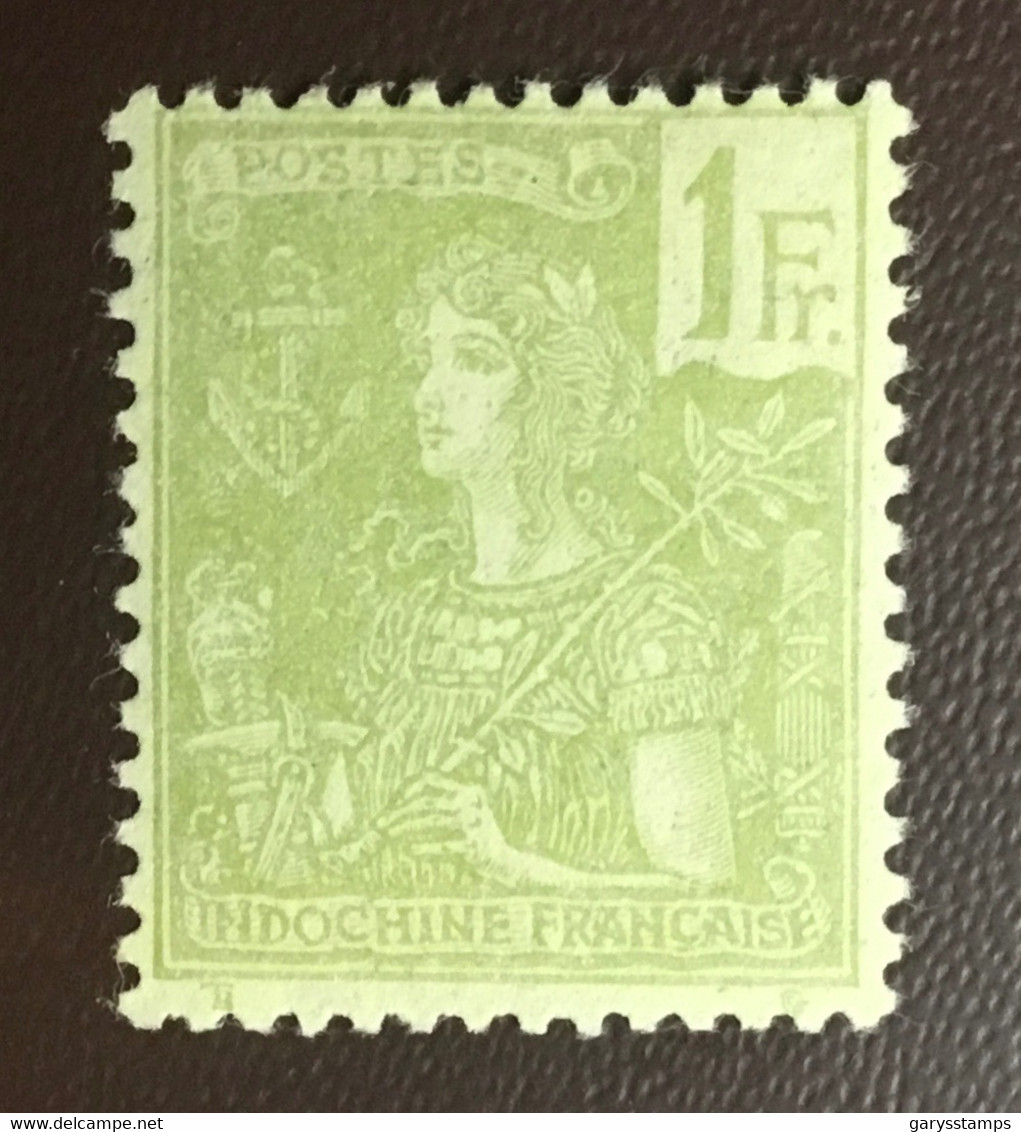 Indo-China Indochine 1904 1f Grasset Y&T 37 MNH - Unused Stamps