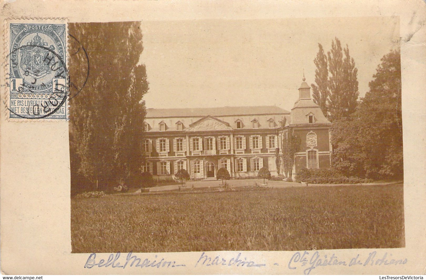 CPA Photographie - Carte Phto Bellemaison à Marchin - Comte Gaétan De Robiano - Marchin