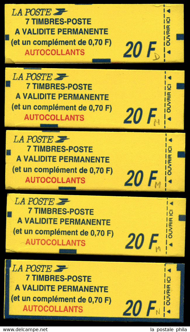 N°1501, 1502, 1504, Liberté 2f20 Rouge +10c Brun -C0 (x 6ex) Dont Aristo + Briat 2f 30 Rouge Et 10c Brun -C9 (x 6ex) + B - Andere & Zonder Classificatie