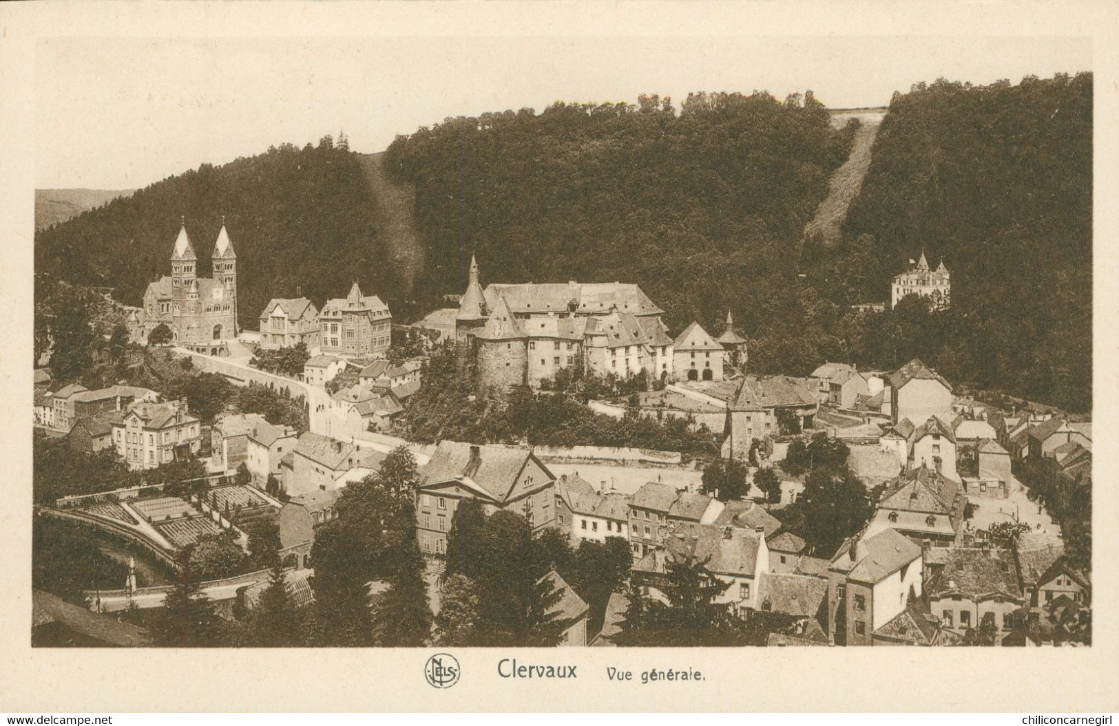 Lot de 10 Cp - CLERVAUX - Vue Générale - Château Panorama Abbaye St Maurice Sanatorium Saint - Edit. E. A. SCHAACK NELS
