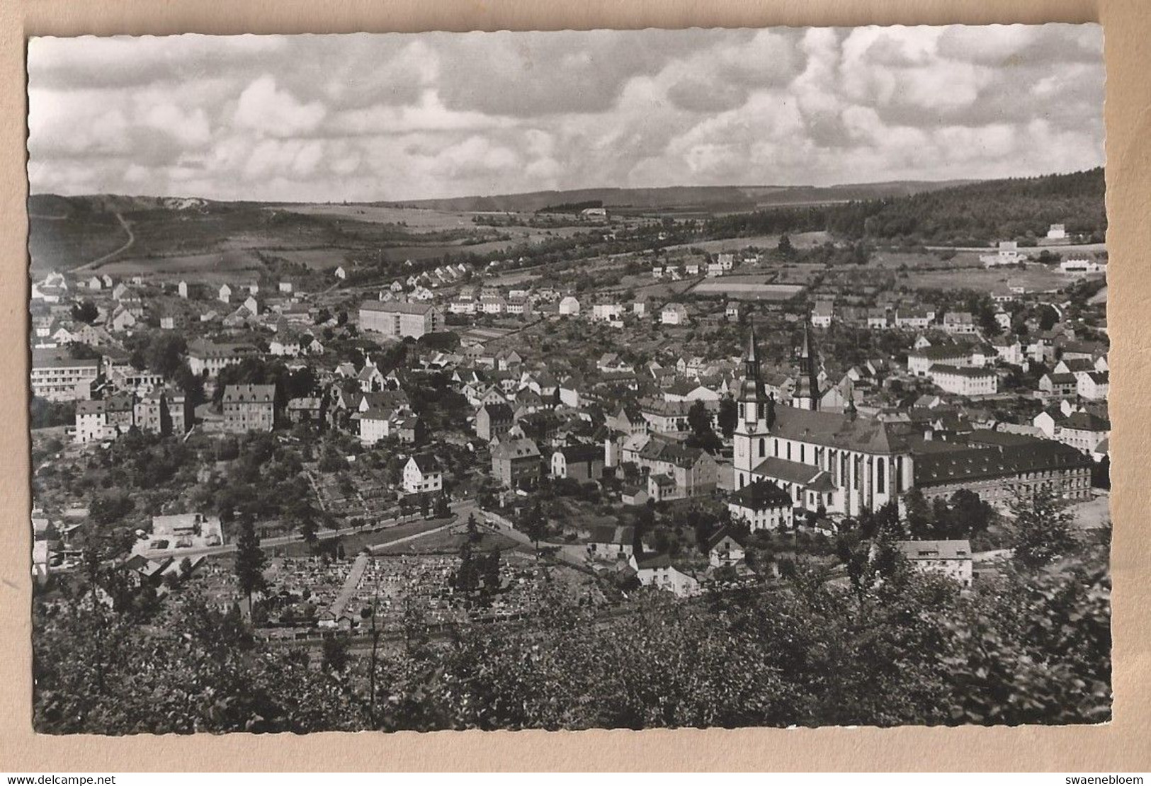 DE.- DUITSLAND. BLICK AUF DIE EIFELSTADT PRUM. - Prüm