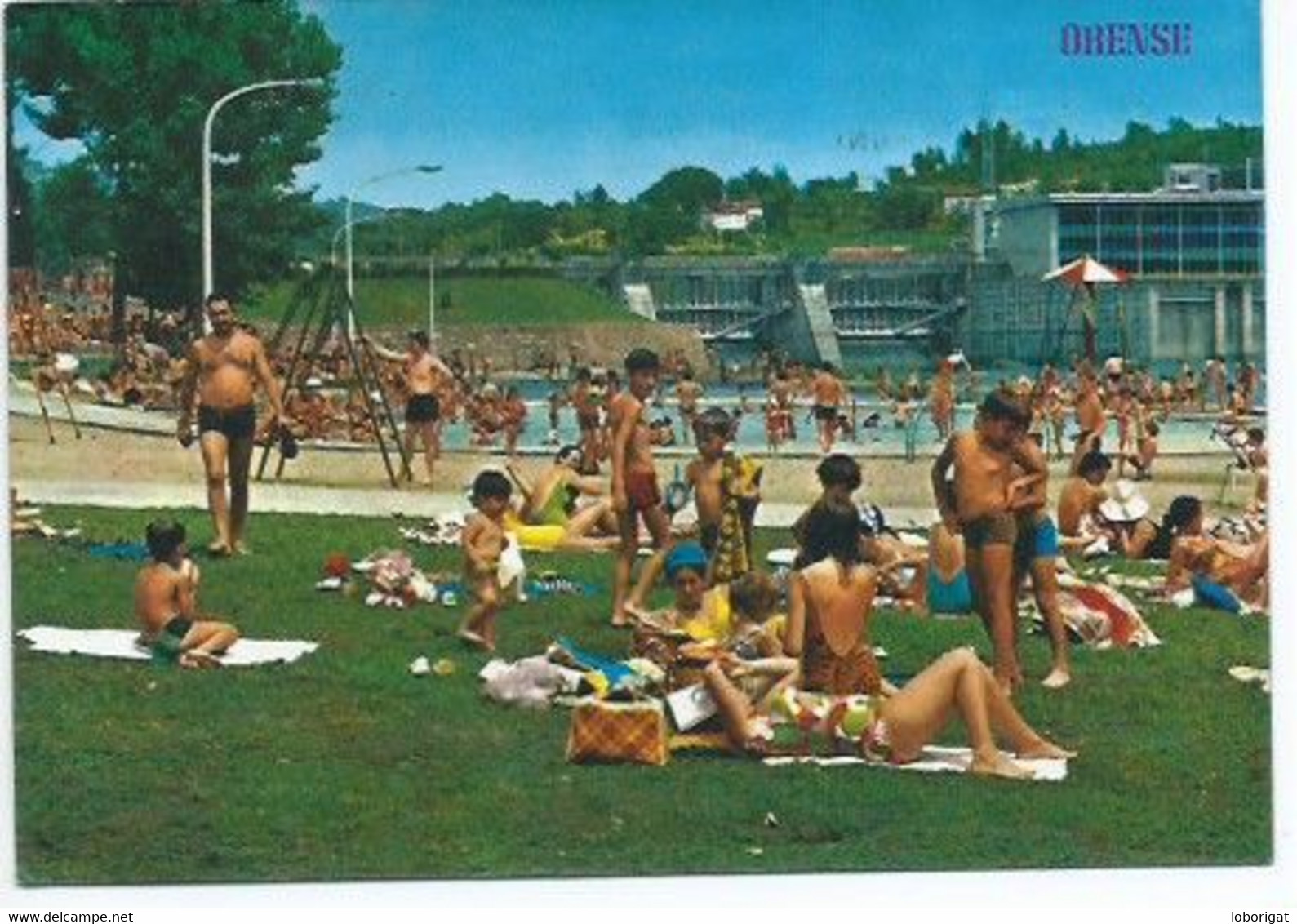 PISCINAS DE OIRA Y SALTO DE VELLE / SWIMMING-POOL OF OIRA AND WATER-FALL OF VELLE - ORENSE - GALICIA.- ( ESPAÑA ) - Orense