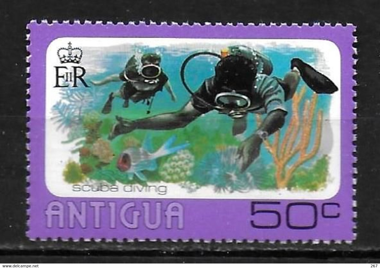 ANTIGUA  N° 433   * *  Plongée Sous Marine - Diving