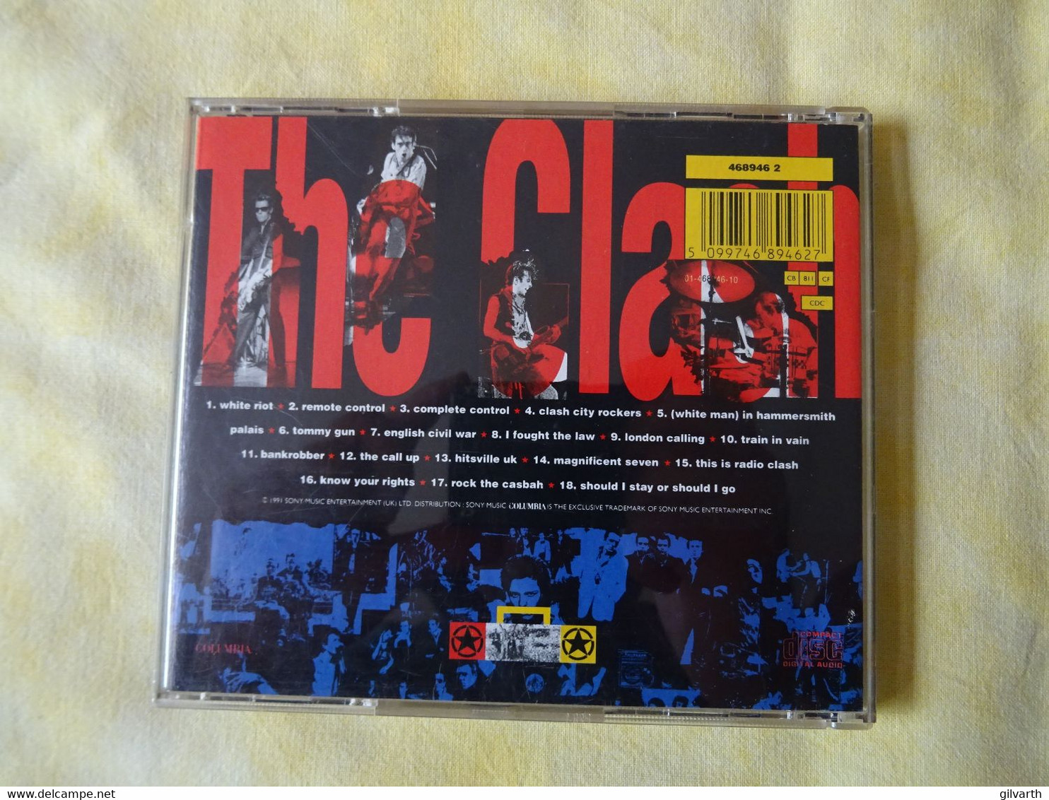 The Clash CD The Singles / Columbia 468946 2 - Rock