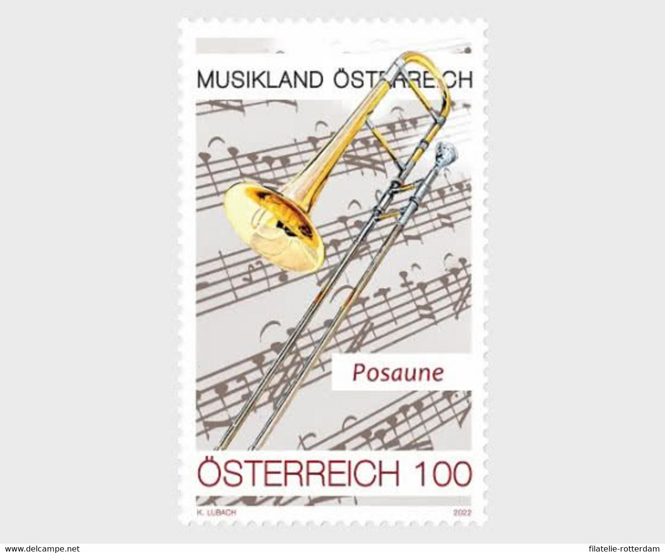 Oostenrijk / Austria - Postfris/MNH - Trombone 2022 - Ongebruikt