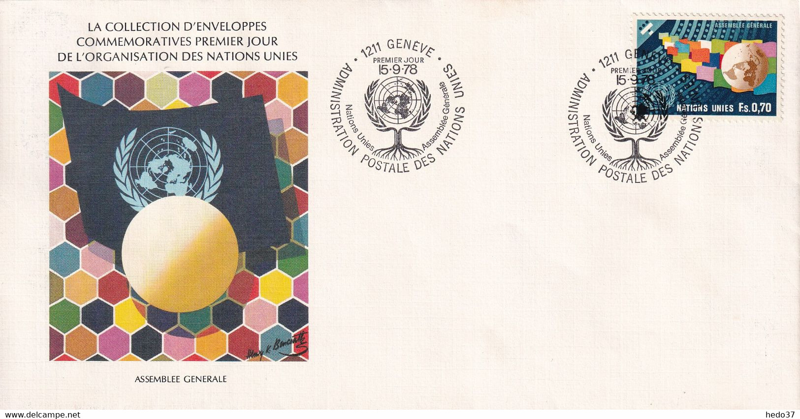 Nations Unies - Enveloppe 1er Jour - FDC