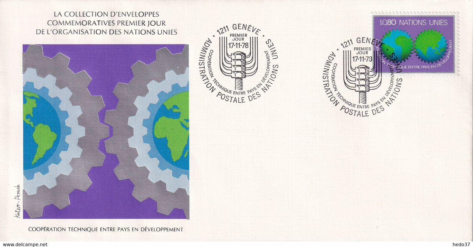 Nations Unies - Enveloppe 1er Jour - FDC