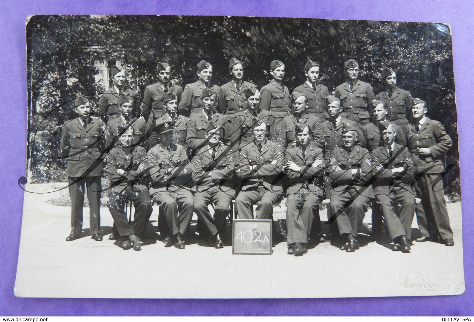 402 A ; United Kingdom Aviateurs? Pilots? Aircraft? -Production;Fred. K Bourne-Eastbourne RPPC - Regiments