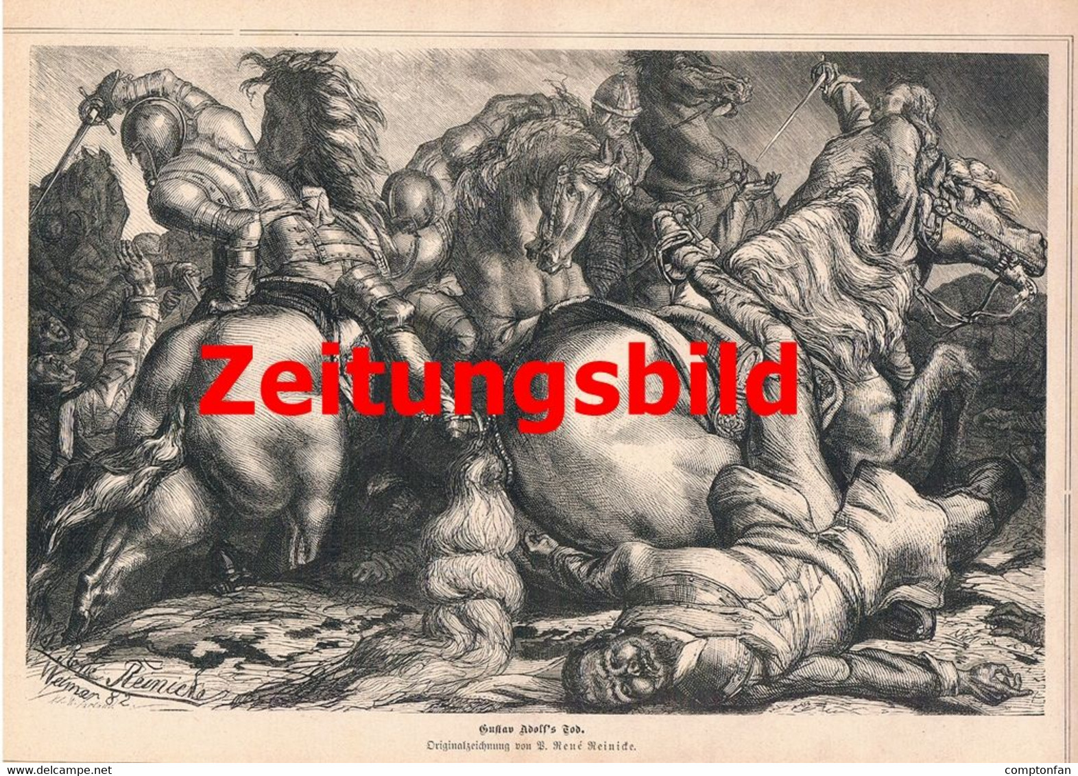 A102 1085 Leipzig Gustav II. Adolf Gedenkworte Diasporawerk Artikel / Bilder 1882 !! - Contemporary Politics