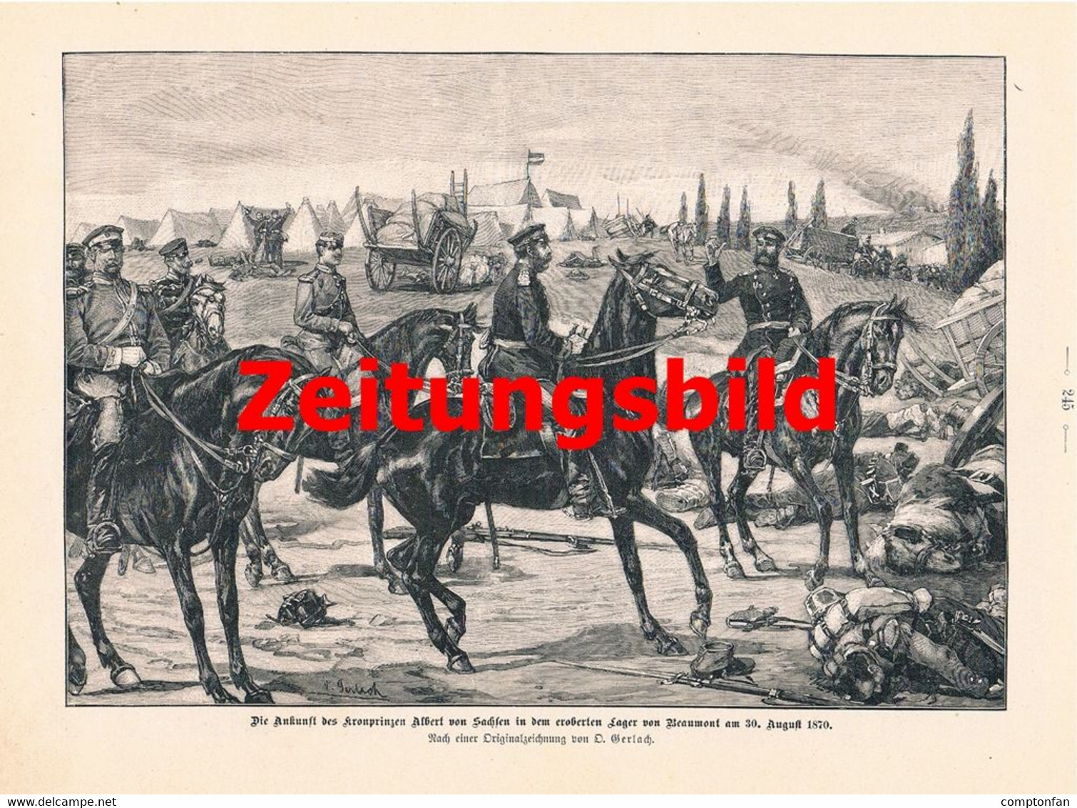 A102 1089 Prinz Albert Von Sachsen 70 Jahre Jubelfest Artikel / Bilder 1898 !! - Política Contemporánea