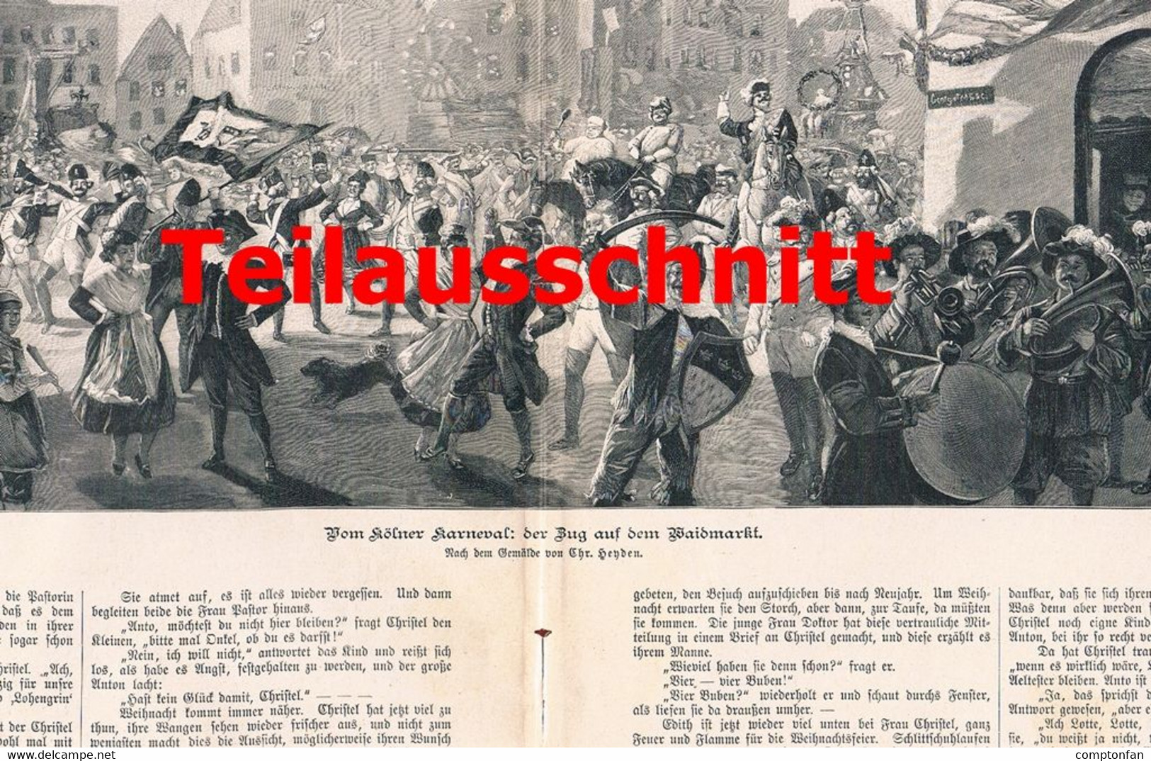 A102 1115 Rheinischer Karneval Mainz Köln Artikel / Bilder 1898 !! - Andere & Zonder Classificatie