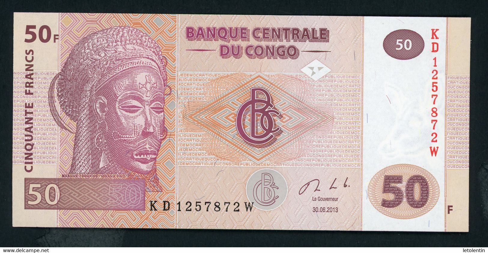 CONGO : 50F -  NEUF - Republik Kongo (Kongo-Brazzaville)