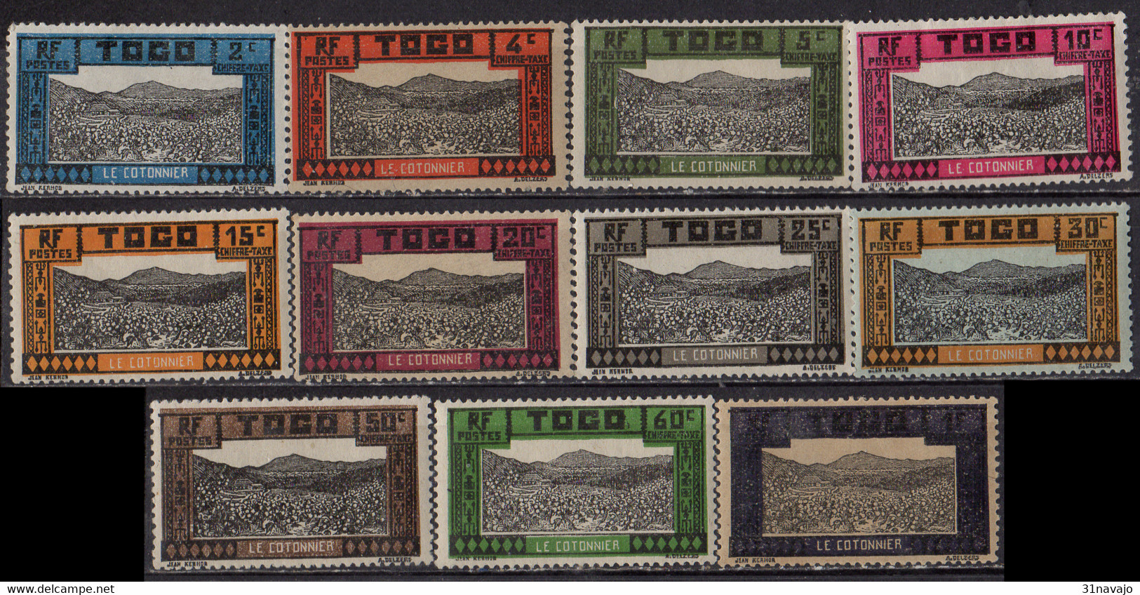 TOGO - Timbres Taxe 1925 - Unused Stamps